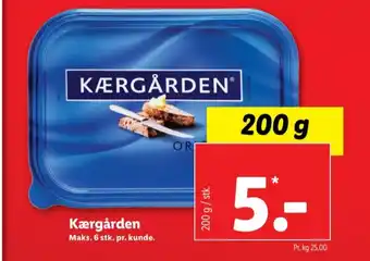 Lidl Kærgården blandingsprodukt original tilbud