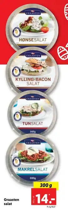 Lidl Graasten pålægssalat tilbud