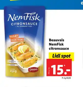 Lidl Beauvais sauce flydende tilbud