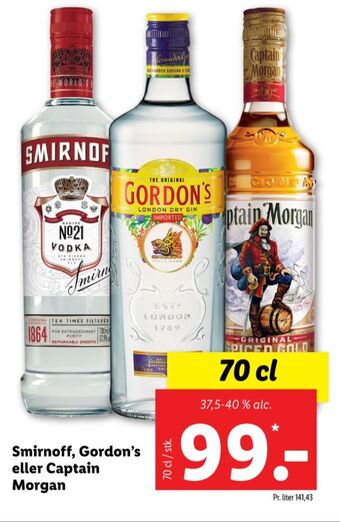 Lidl Smirnoff vodka tilbud