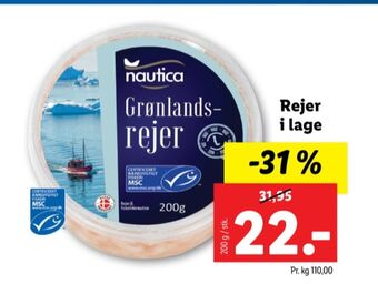 Lidl Nautica rejer tilbud