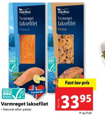 Lidl Nautica laks tilbud