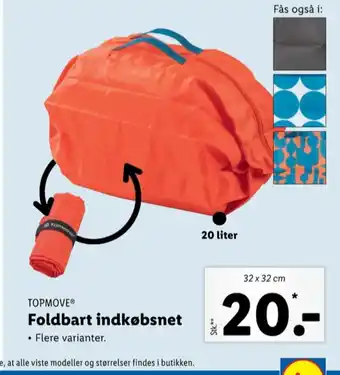 Lidl Topmove indkøbsnet tilbud