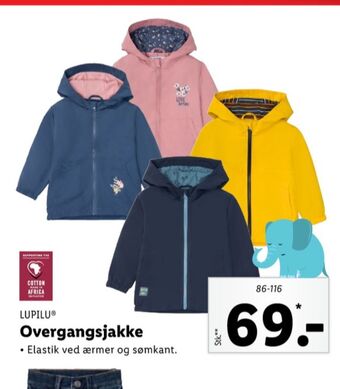 Lidl Lupilu jakke tilbud