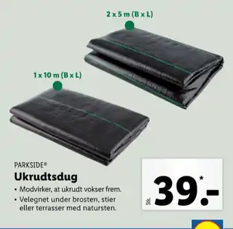 Parkside ukrudtsdug