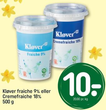Kløver creme fraiche 18 %