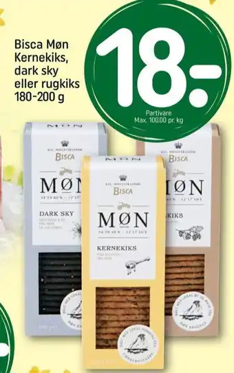 REMA 1000 Møn kiks tilbud