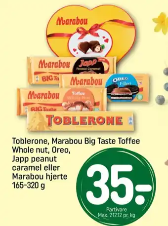 REMA 1000 Toblerone chokolade original tilbud