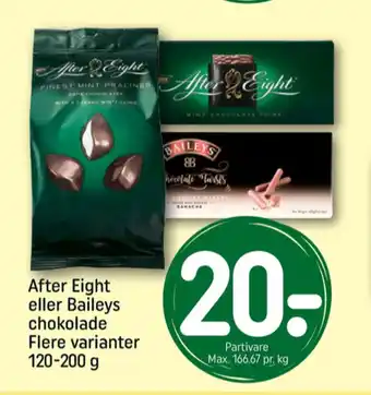 REMA 1000 After eight mintchokolade tilbud