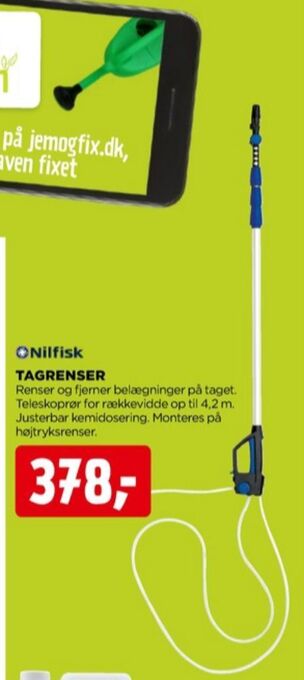 jem & fix Nilfisk tagrenser tilbud