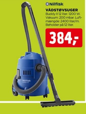 jem & fix Nilfisk våd-/ tør støvsuger tilbud