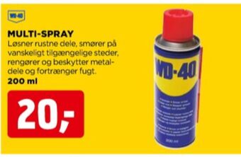 Wd-40 oliemultispray