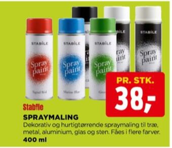 jem & fix Stabile spraymaling tilbud