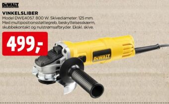 jem & fix Dewalt vinkelsliber tilbud