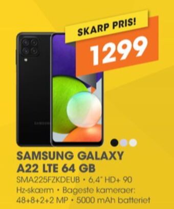 Expert Samsung galaxy a22 mobiltelefon tilbud