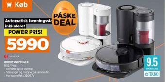 Power Roborock robotstøvsuger tilbud