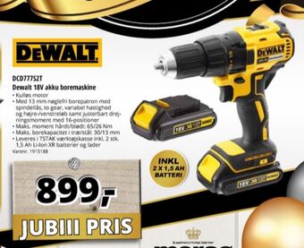 10-4 Byggecenter Dewalt boremaskine tilbud