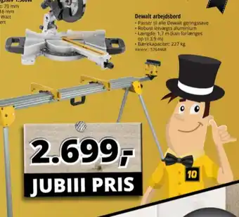 10-4 Byggecenter Dewalt arbejdsbord tilbud