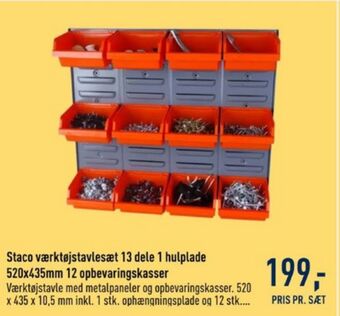 Staco værktøjstavle