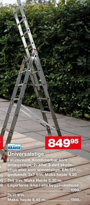 Bauhaus Krause stige tilbud