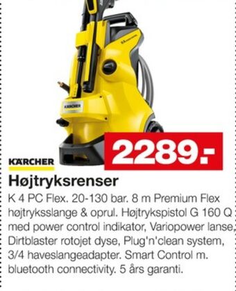 Bauhaus Kärcher højtryksrenser tilbud