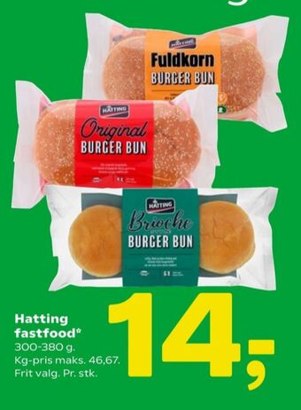Coop 365 Hatting burgerboller tilbud