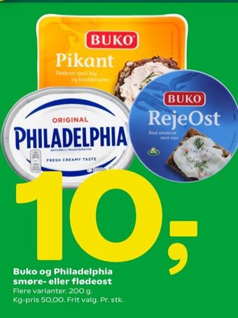 Coop 365 Buko flødeost pikant tilbud
