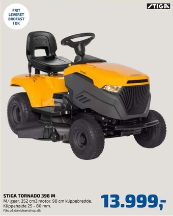 Davidsen Stiga havetraktor tilbud