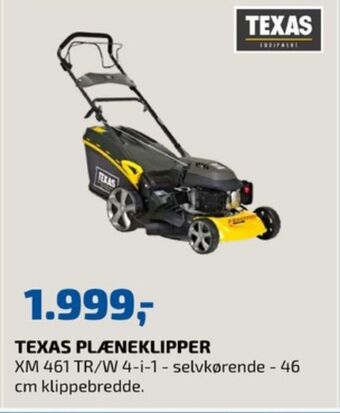 Davidsen Texas plæneklipper tilbud