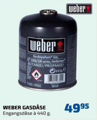 Davidsen Weber gasdåse tilbud