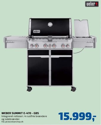Davidsen Weber gasgrill tilbud