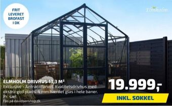 Davidsen Elmholm drivhus tilbud