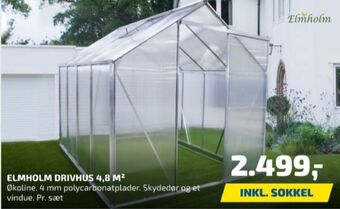Davidsen Elmholm drivhus tilbud