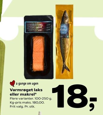 Coop 365 Varmrøget laks eller makrel tilbud