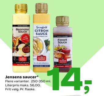 Coop 365 Jensens saucer tilbud