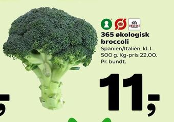 Coop 365 365 økologisk broccoli tilbud