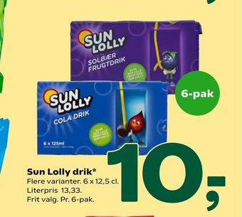 Coop 365 Sun Lolly drik tilbud