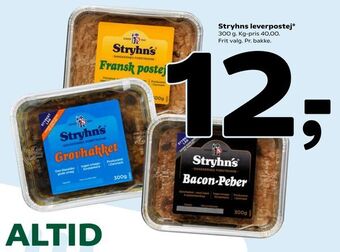 Coop 365 Stryhns leverpostej tilbud
