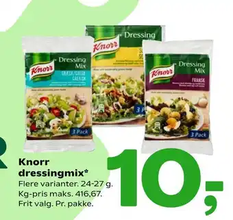 Coop 365 Knorr dressingmix tilbud