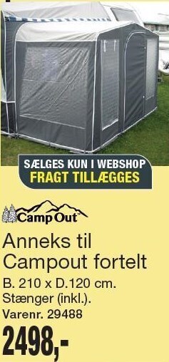 Harald Nyborg Anneks til campout fortelt tilbud