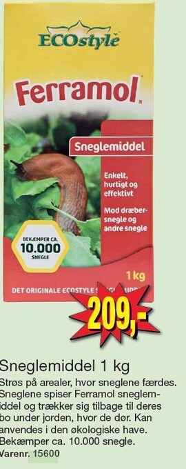 Harald Nyborg Sneglemiddel 1 kg tilbud