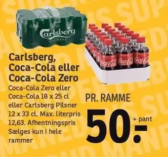 SPAR Carlsberg, Coca-Cola el. Coca-Cola Zero tilbud