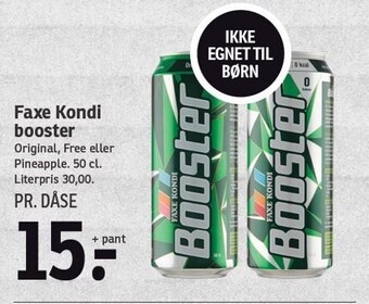 SPAR Faxe Kondi Booster tilbud