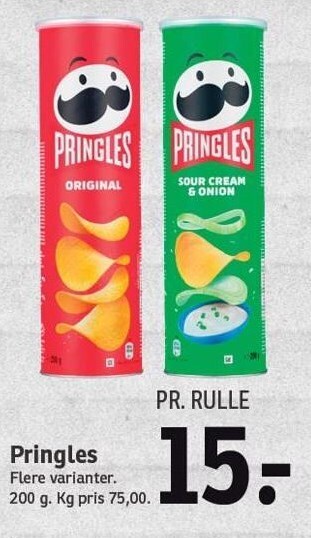 SPAR Pringles tilbud