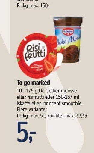 Føtex To go marked tilbud
