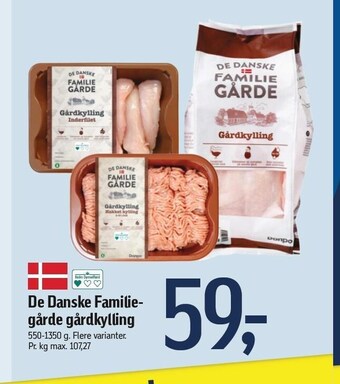 Føtex De Danske Familiegårde gårdkylling tilbud