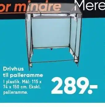Bilka Drivhus til plantekasse tilbud