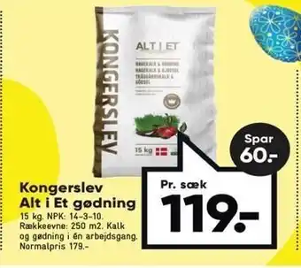 Kongerslev alt i en gødning