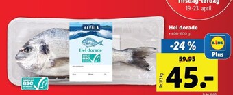 Lidl Hel dorade tilbud