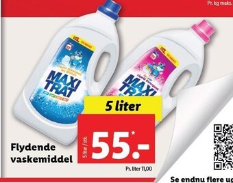 Lidl Flydende vaskemiddel tilbud